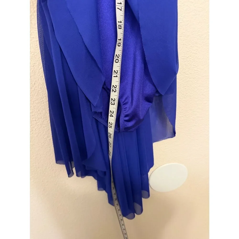 WEISSMAN Dance Costume royal blue lyrical Cold 16224 LC-large child